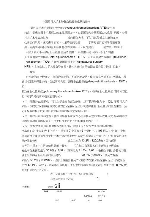 中国骨科大手术静脉血栓栓塞症预防指南.pdf