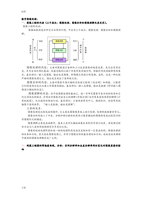 数字图像处理考题2012级