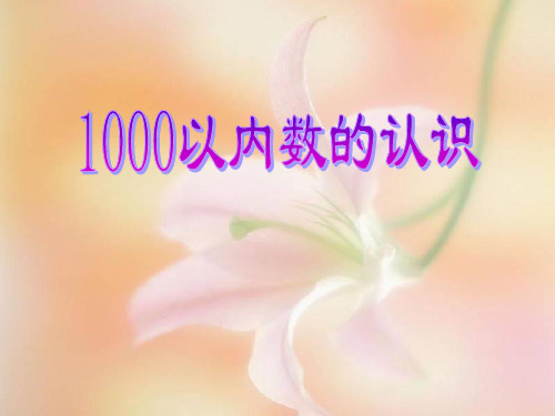 1000以内数的认识(好)