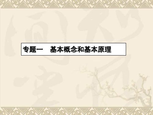 【优化设计】2016年高考化学二轮复习课件专题能力训练1 化学常用计量