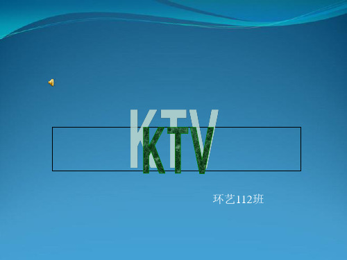 ktv调研 ppt演示.ppt