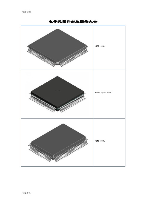电子元器件封装图示大全