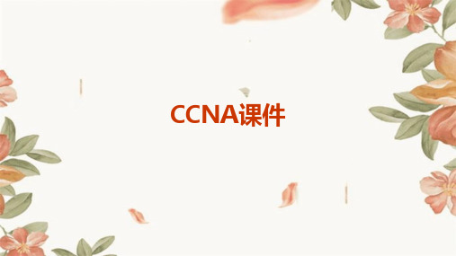 ccna课件ppt