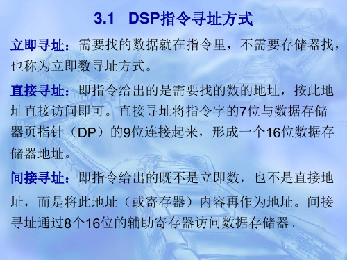 第三章DSP指令寻址方式