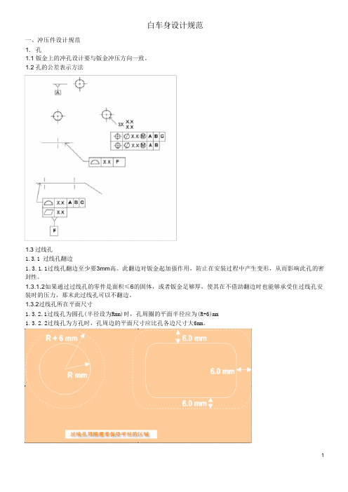 白车身设计规范