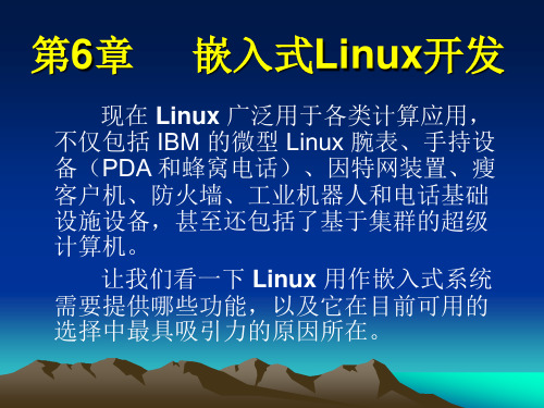 嵌入式Linux开发【精选-PPT】