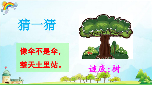 【部编本】语文二年级上册《树之歌》精品课件