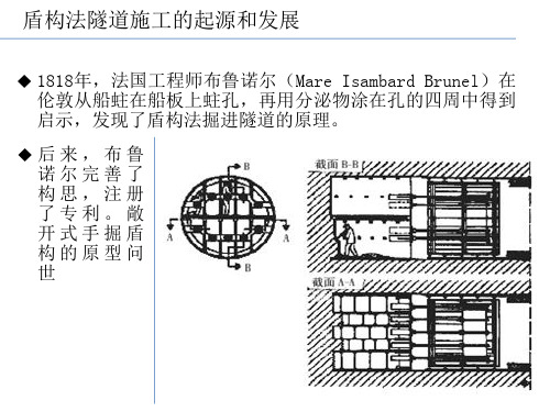 盾构法发展历史