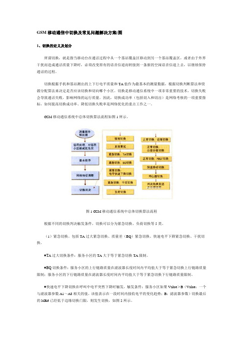 GSM移动通信中切换及常见问题解决方案[1]