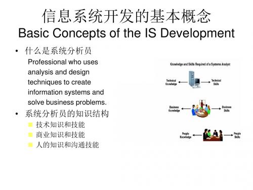 信息系统开发的基本概念-PPT课件