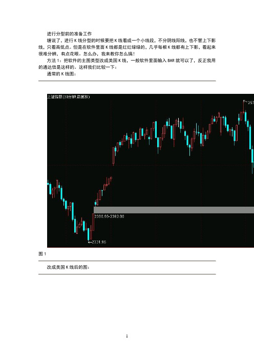 分型、笔、线段图解(傻瓜版)