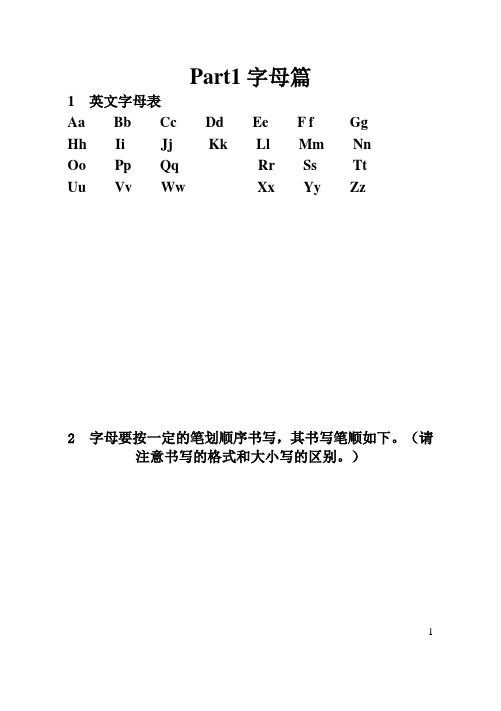 字母音标篇