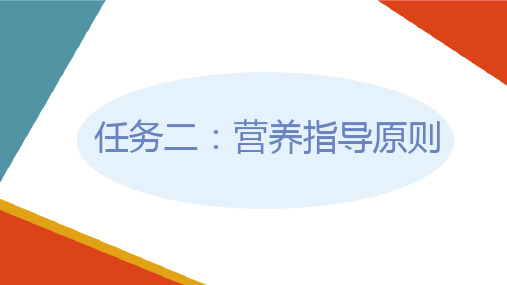 失智老年人营养支持—营养指导原则