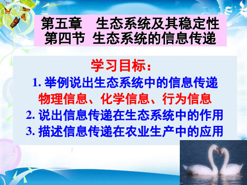 人教高中生物必修3课件：5.4-生态系统的信息传递(共29张PPT)[优秀课件资料]