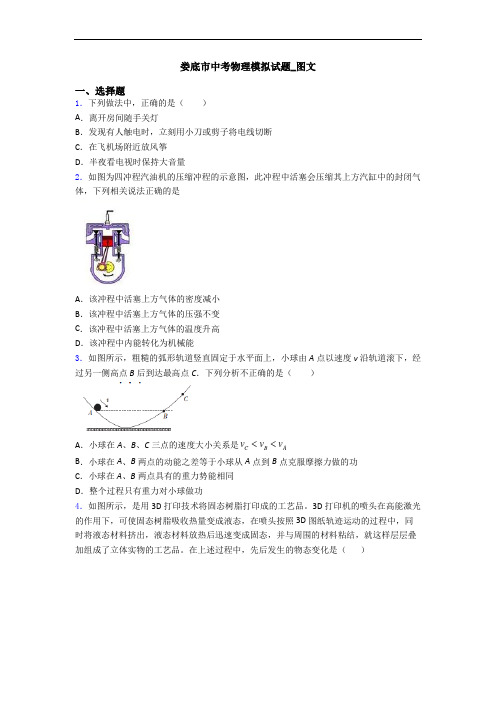 娄底市中考物理模拟试题_图文