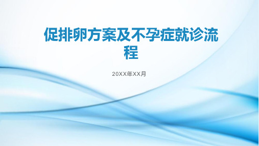 促排卵方案及不孕症就诊流程培训课件