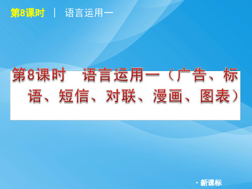 2011届中考语文专题复习方案课件8语文课件PPT