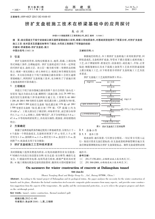 挤扩支盘桩施工技术在桥梁基础中的应