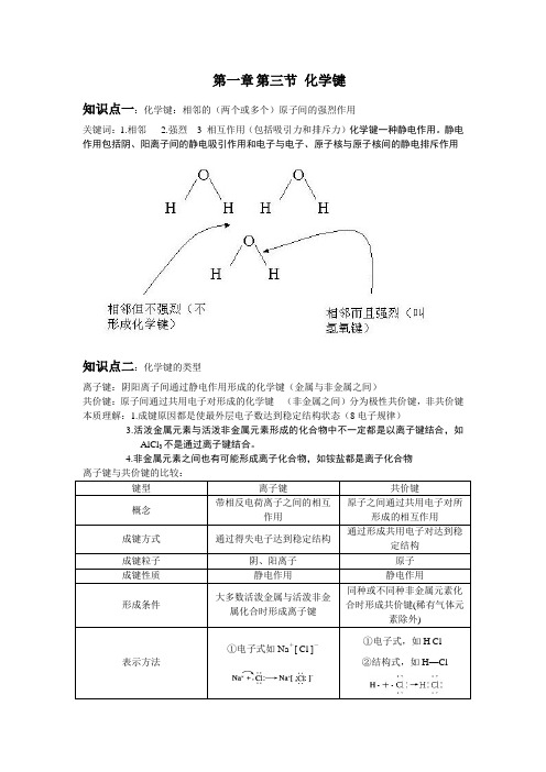 第三节 化学键