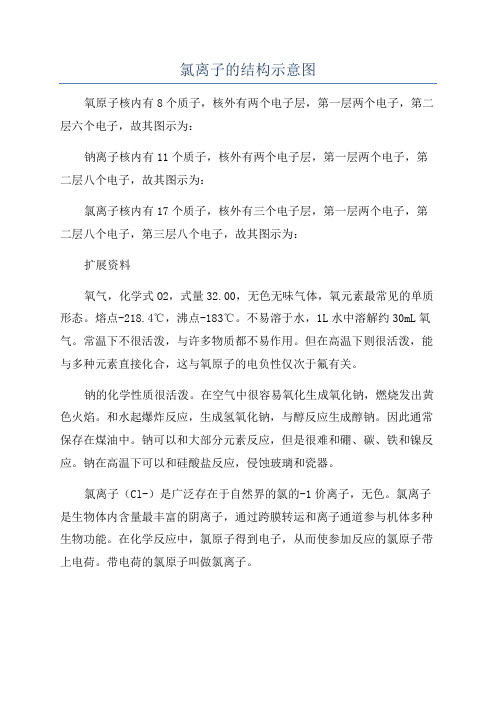 氯离子的结构示意图