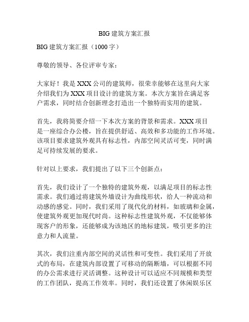 BIG建筑方案汇报