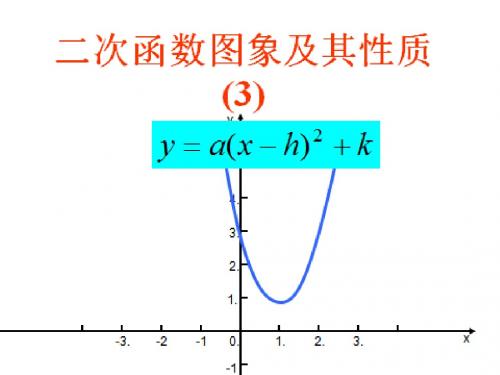 22.1.3(3)二次函数图像和性质(3)