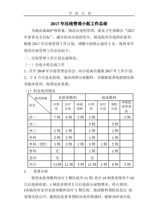 (2020年整理)压疮管理小组工作总结 (2).pptx