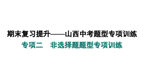 2024年秋人教版七年级历史上册 中考题型专项训练   专项二 非选择题题型专项训练(训练课件)