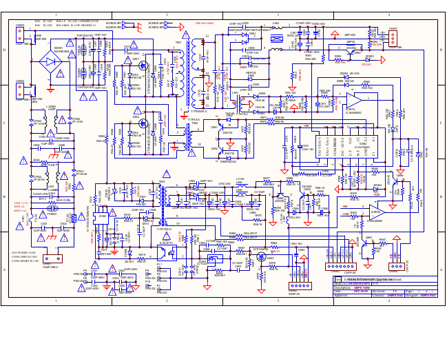 经典大功率开关电源图纸F