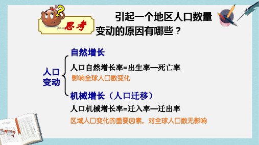 2019-2020年鲁教版高中地理必修二第一单元第2课《人口迁移》课件(共49张PPT)