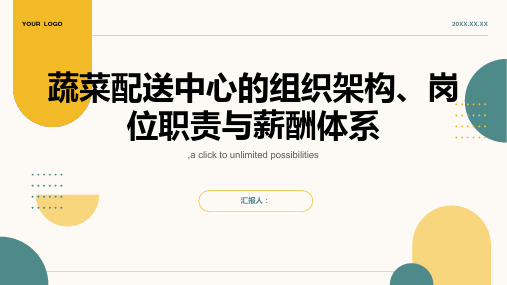 蔬菜配送中心组织架构图、岗位职责、薪酬体系