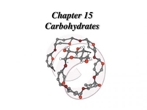 Chapter15 Carbohydrates