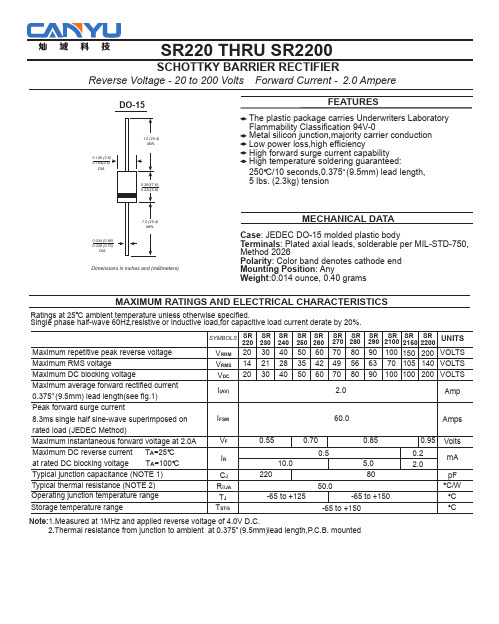 SR220-SR2200 PDF规格书