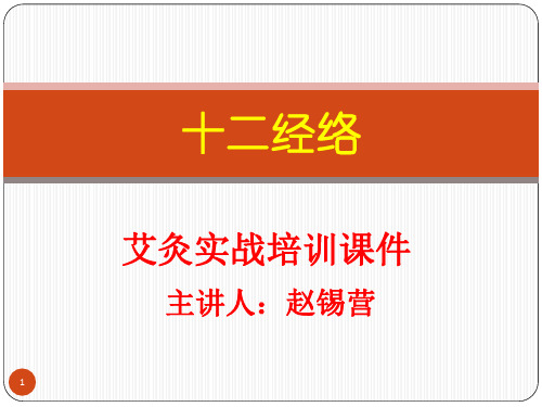 简易版十二经络
