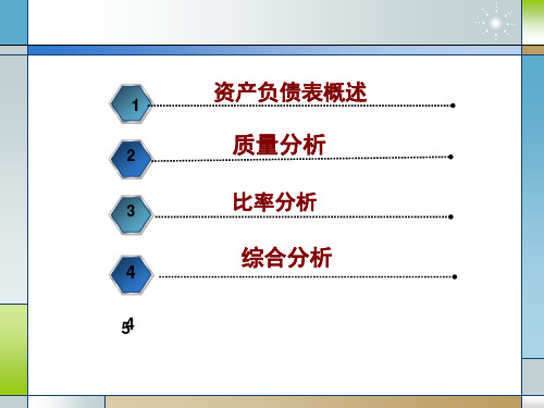 财务分析第2章资产负债表分析91页PPT