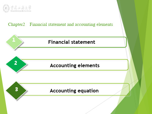 会计学 第二章 财务报表和会计要素