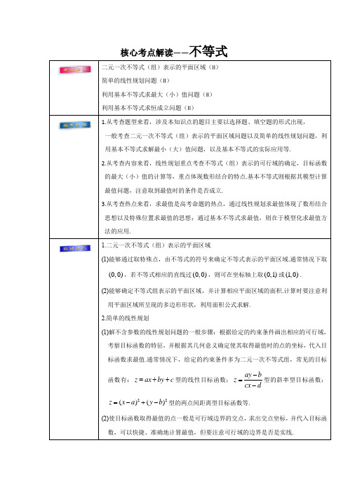 2018年高考理科数学考前20天终极冲刺攻略(含答案解析)