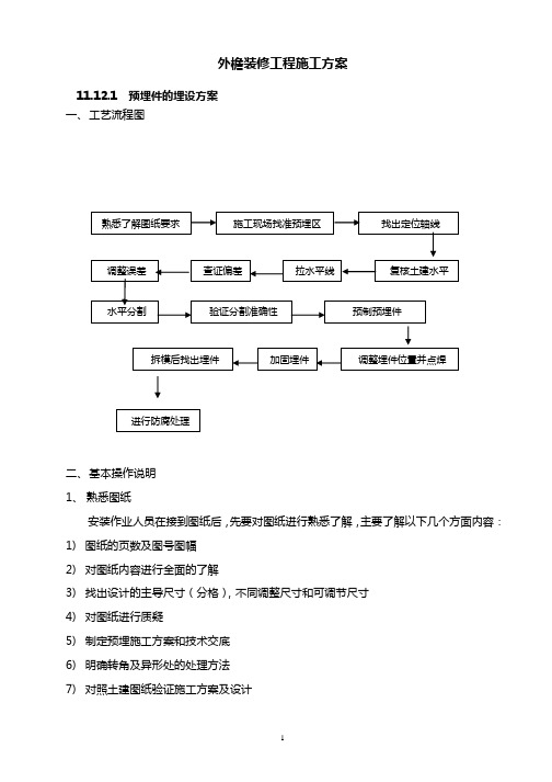 外檐装修工程施工方案