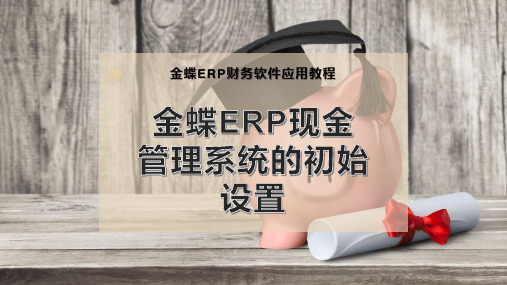 金蝶ERP现金管理系统的初始设置