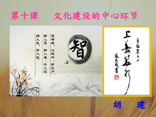 四川省仁寿第一中学校南校区高中政治必修三 文化生活第十课 精品