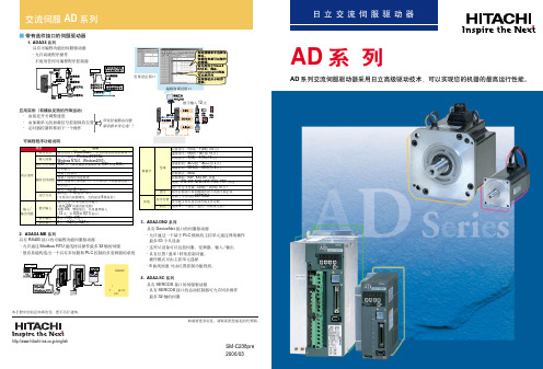 日立伺服器 交流伺服驱动器说明书