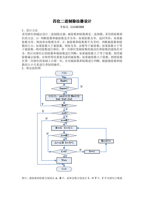 四位二进制除法器.doc