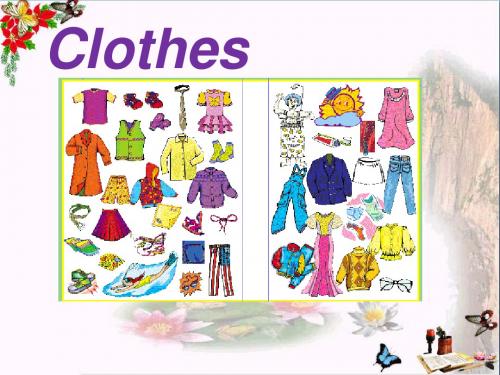 三年级英语上册《Unit5clothes》 PPT精品课件2人教新起点