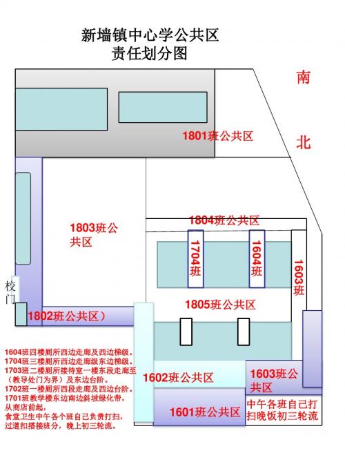 公共区示意图