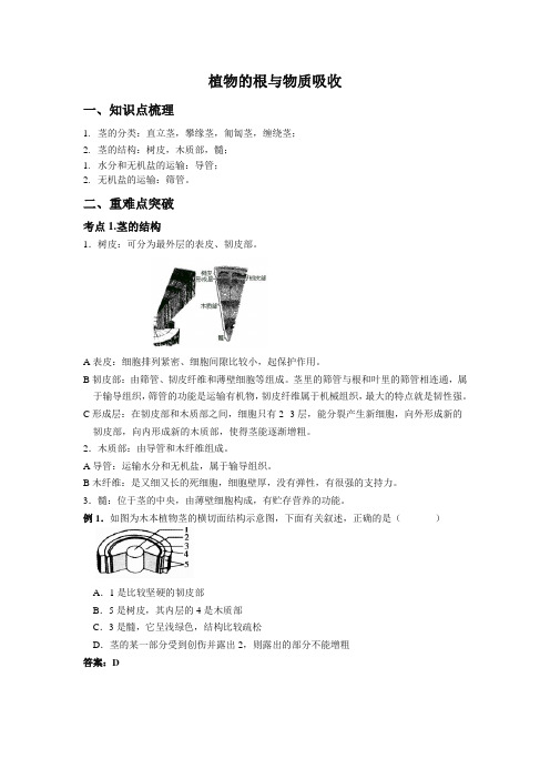 浙教2011版科学八年级下册《第4章 植物与土壤 第4节 植物的茎与物质运输》_15