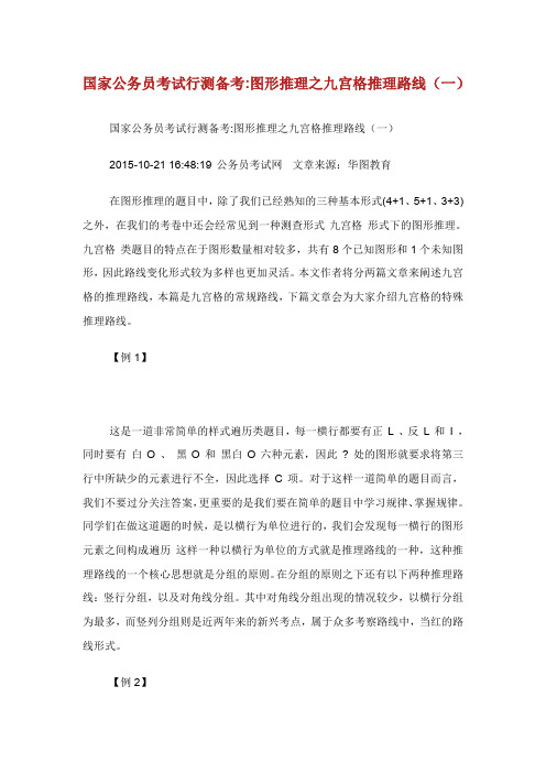 国家公务员考试行测备考图形推理之宫.doc