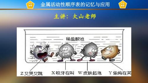 金属活动性表