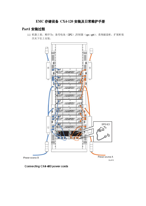 EMC cx4-120安装维护手册