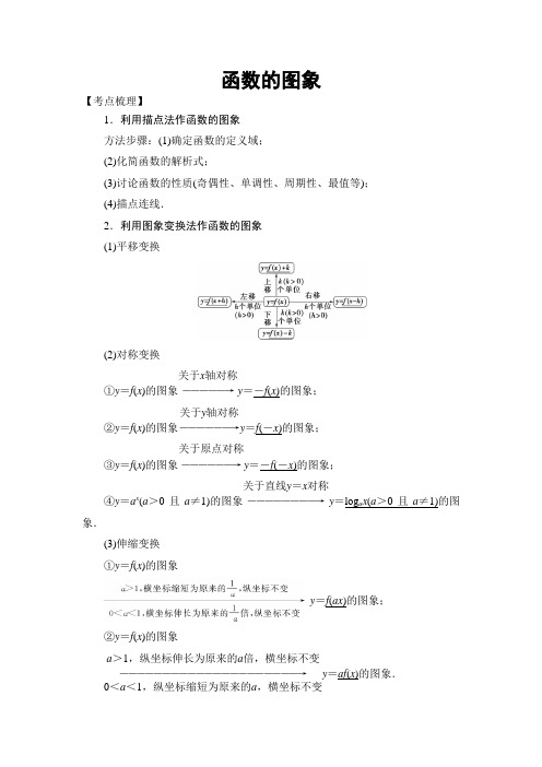 2018高考数学考点突破——函数与导数、定积分：函数的图象+Word版含解析