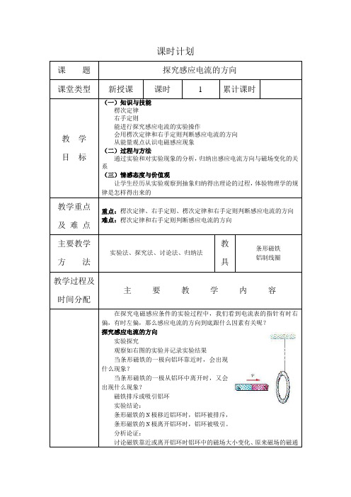 1.2探究感应电流的方向